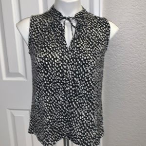NWOT Banana Republic Tie-Neck Blouse. Sz. XSP